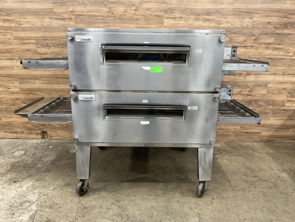 Lincoln Double Stack Conveyor Pizza, Natural Gas Oven