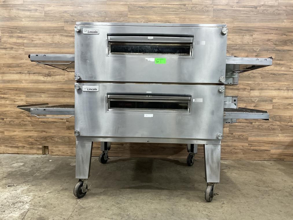 Lincoln Double Stack Conveyor Pizza, Natural Gas Oven