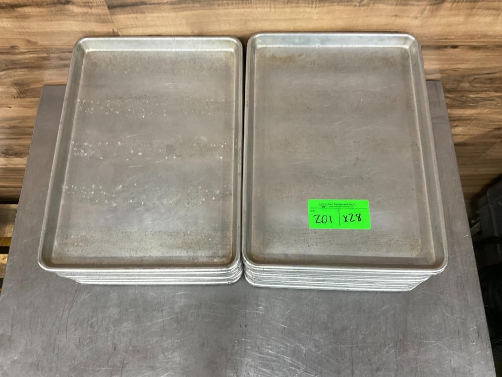 (28) Count 1/2 Sized Sheet Pans