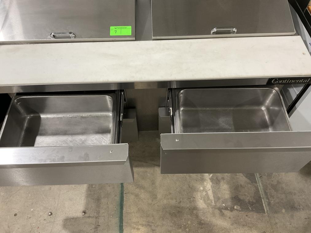 Continental Sandwich Prep Table, 115v