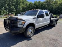 2011 Ford F350 6.7 Diesel 4X4 Crew Cab Flat bed