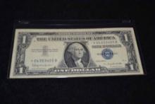 1957b $1 Silver Certificate Star Note, Crisp