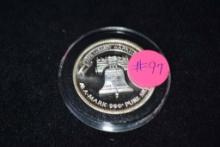 1984 Silver Round - Liberty Silver