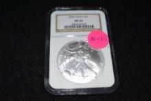 2005-s Silver Eagle Ms-69