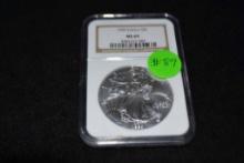 1999-s Silver Eagle Ms-69