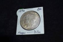 1896 Bu Morgan Dollar