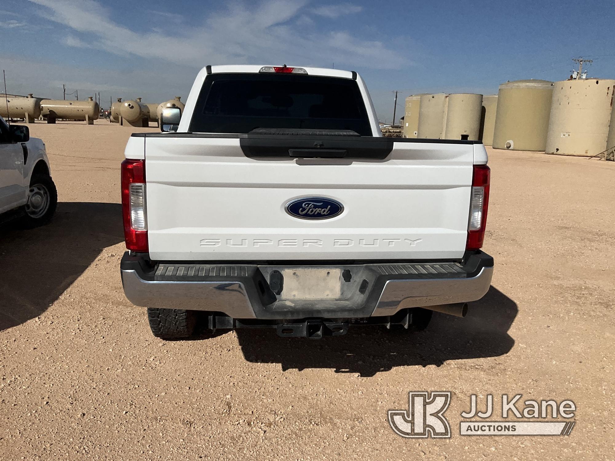 (Midland, TX) 2019 Ford F250 4x4 Extended-Cab Pickup Truck Runs & Drives) (Jump To Start, Tailgate D