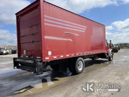 (Kansas City, MO) 2000 International 4700 Van Body Truck Runs & Moves) (Jump to Start, Body Damage,