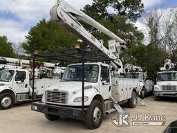 (Cypress, TX) Altec AA55-MH, Material Handling Bucket Truck rear mounted on 2018 Freightliner M2 Uti