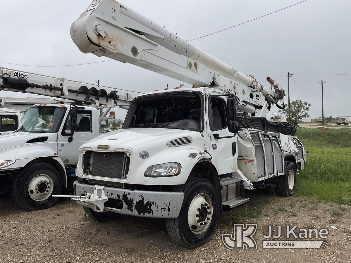 (Creedmoor, TX) Altec AA55-MH, Material Handling Bucket Truck rear mounted on 2018 Freightliner M2 1