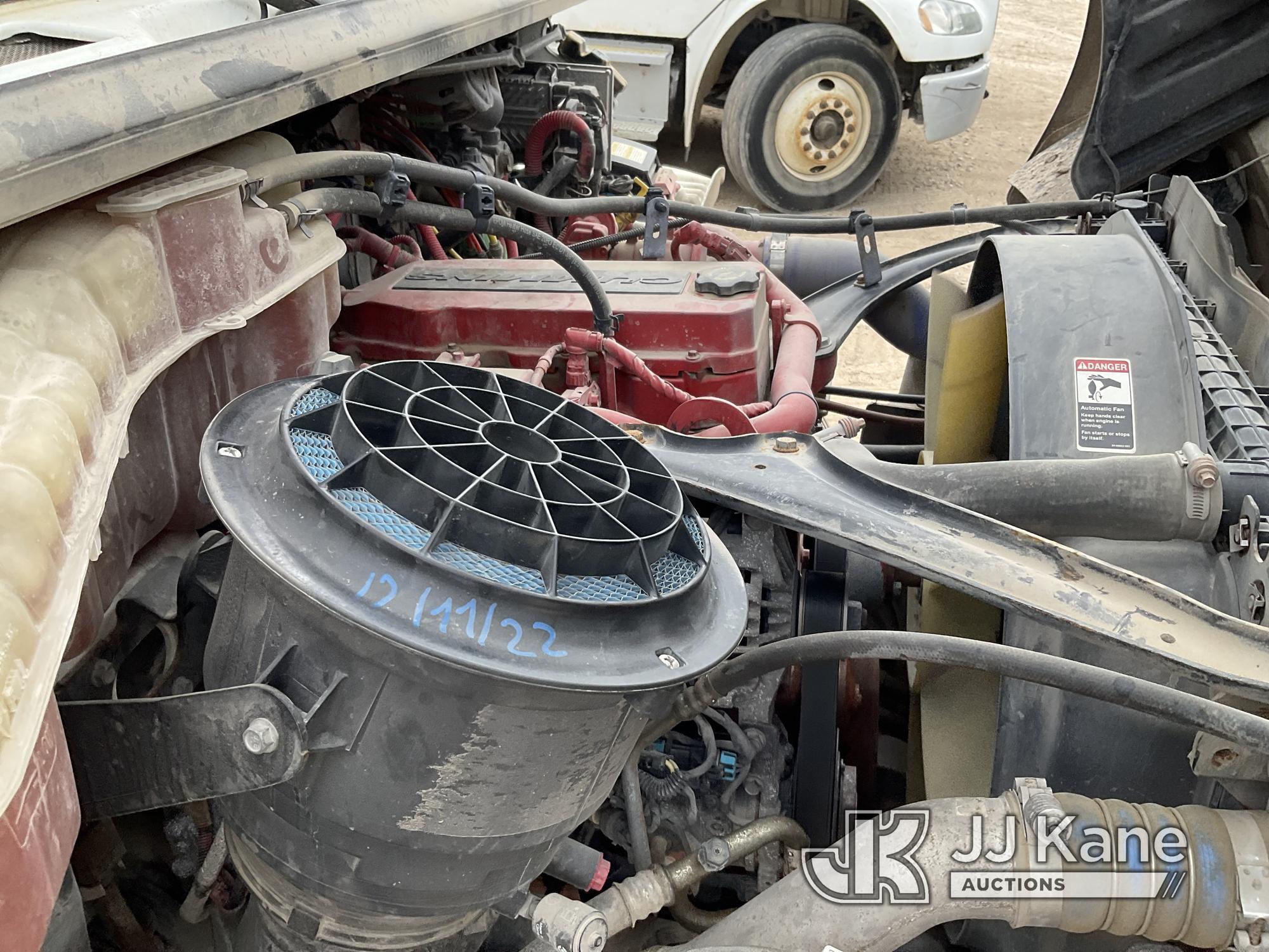 (Cypress, TX) Altec AA55-MH, Material Handling Bucket Truck rear mounted on 2018 Freightliner M2 Uti