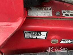 (Rome, NY) 2018 Barreto 30SG Walk-Behind Crawler Stump Grinder No Title For Support Trailer) (Runs &