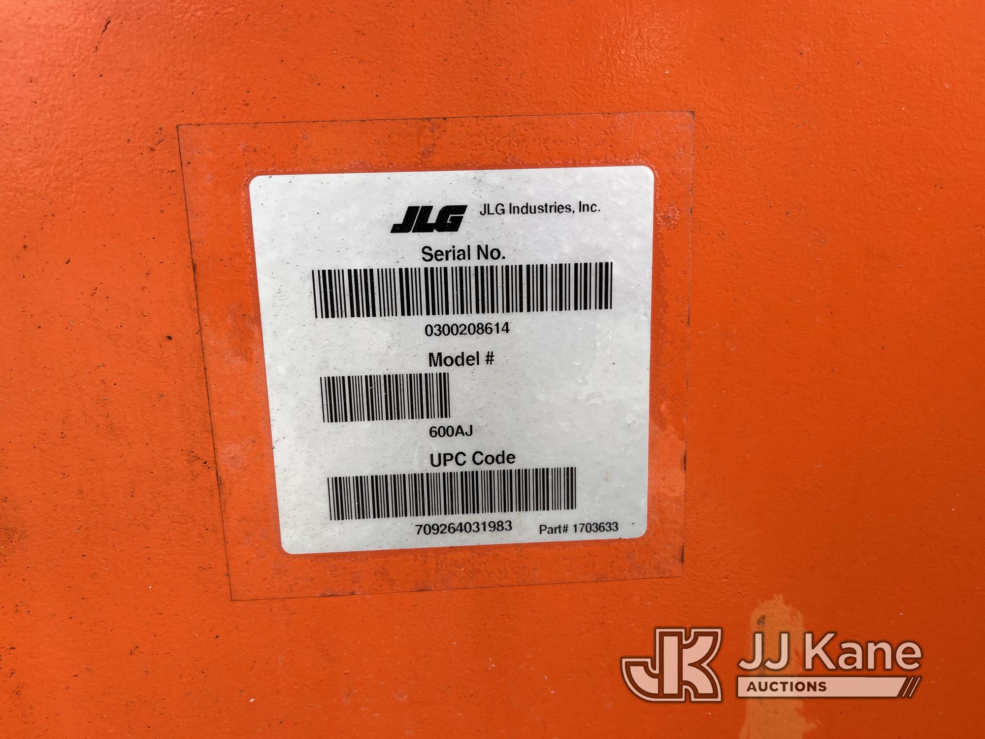 (Shrewsbury, MA) 2015 JLG 600AJ Self Propelled Articulating Telescopic Manlift Runs, Moves & Operate