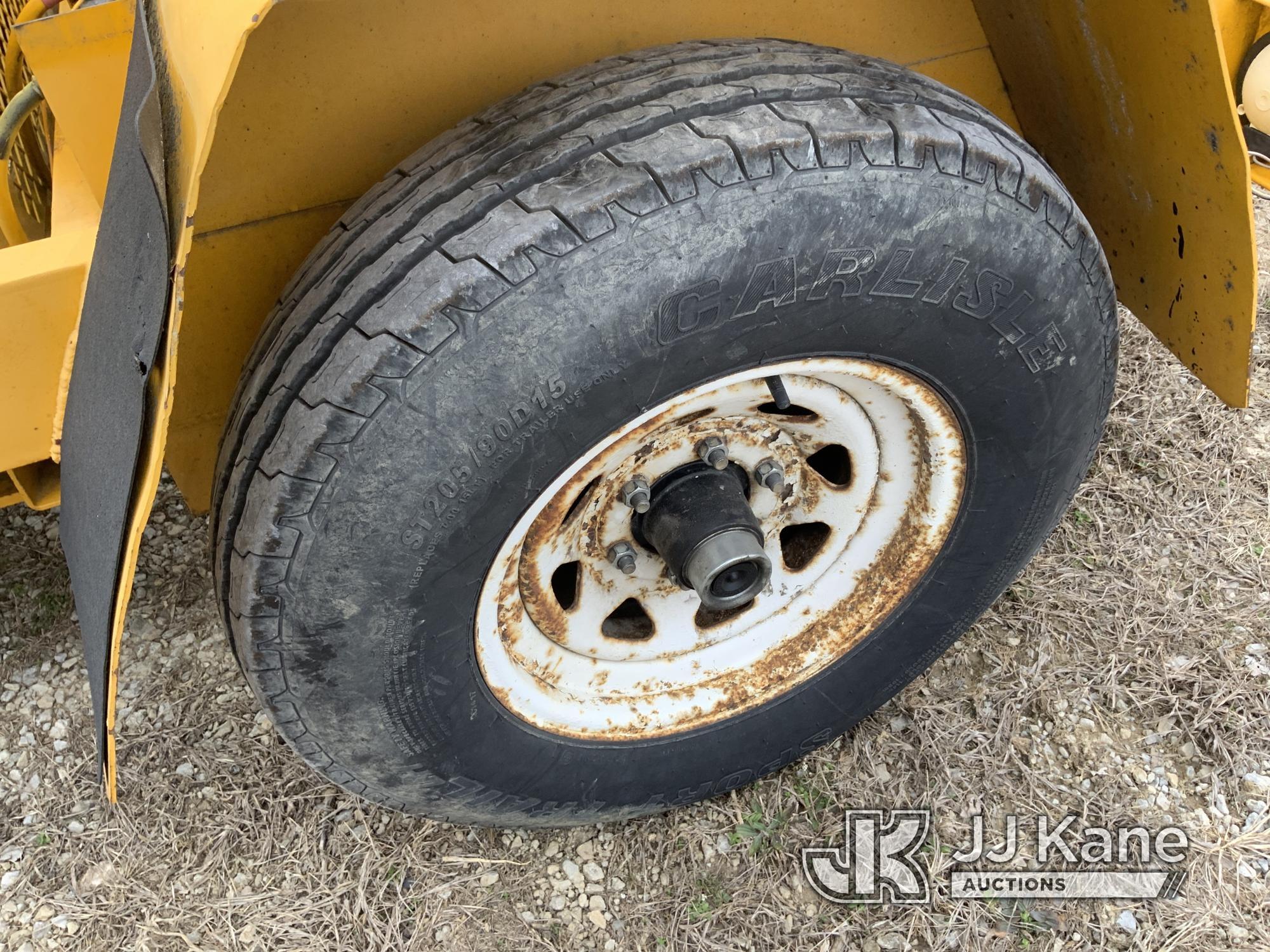 (Fort Wayne, IN) 2004 Altec WC-DC12 Chipper (12in Drum), trailer mtd. NO TITLE) (Not Running, Condit