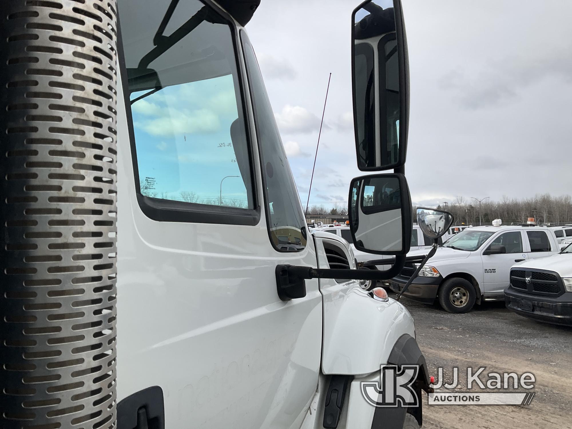 (Rome, NY) 2016 International 7400 Dump Truck Runs, Moves & Dump Operates Body & Rust Damage, Body &