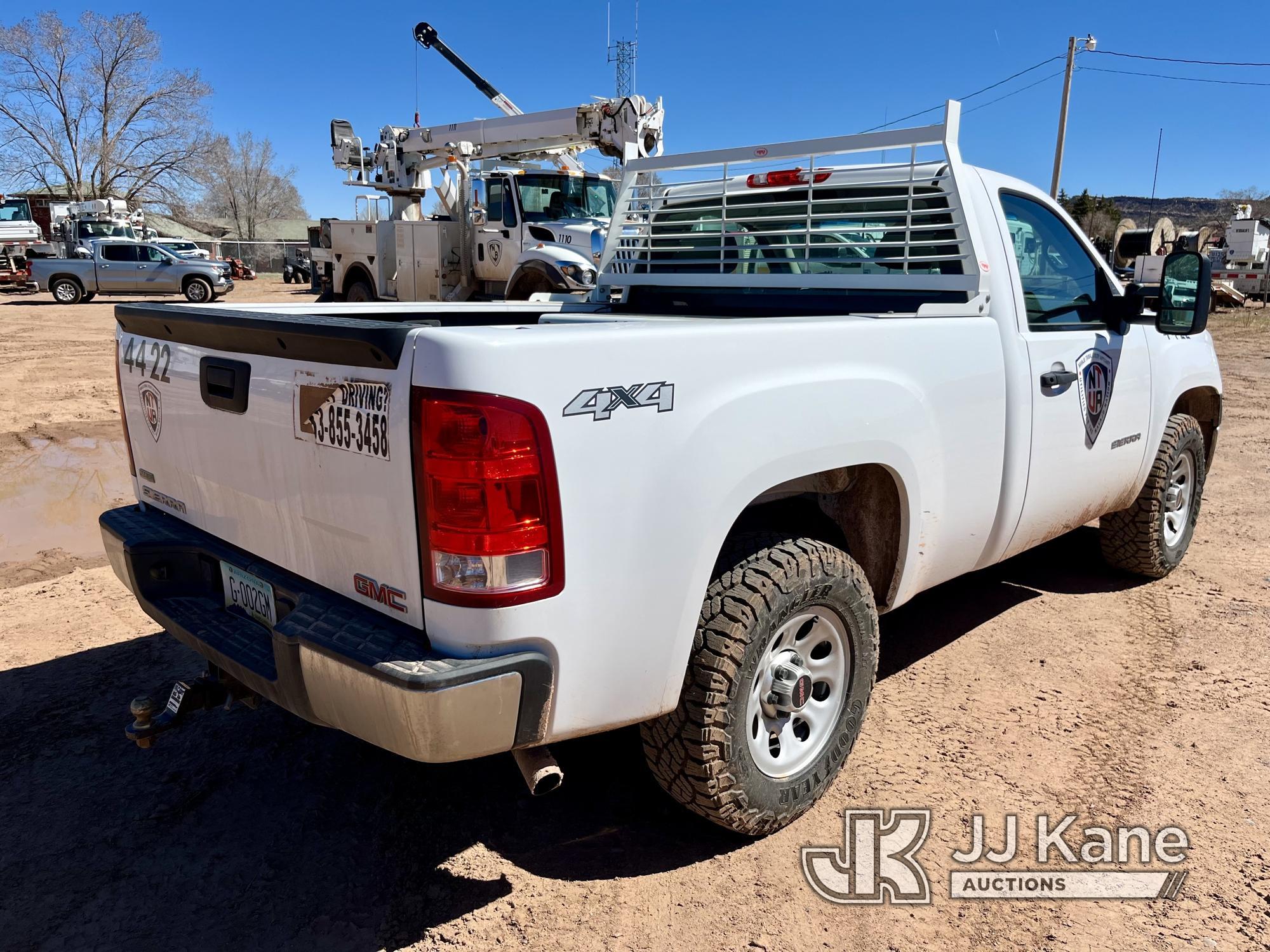 (Fort Defiance, AZ) 2012 GMC Sierra 1500 4x4 Pickup Truck Runs & Moves (Per Seller: Right Side Headl