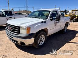 (Fort Defiance, AZ) 2012 GMC Sierra 1500 4x4 Pickup Truck Runs & Moves (Per Seller: Right Side Headl