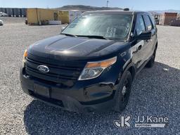 (Las Vegas, NV) 2014 Ford Explorer AWD Police Interceptor No Console Runs & Moves