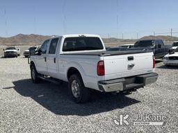 (Las Vegas, NV) 2016 Ford F250 4x4 Towed In, No Console Check Engine Light On, Engine Noise, Runs &