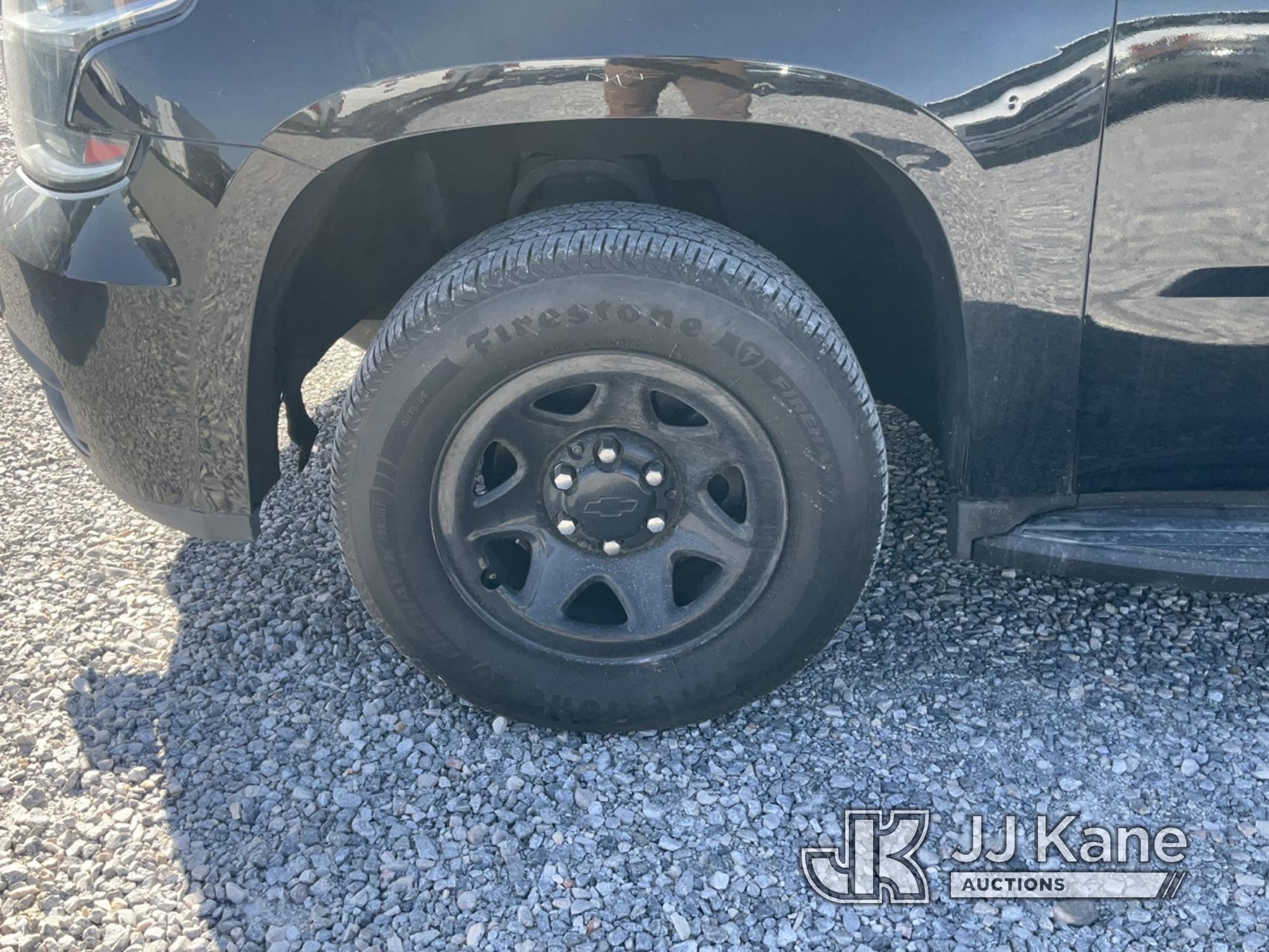 (Las Vegas, NV) 2016 Chevrolet Tahoe Police Package Towed In, No Console, Rear Seats Unsecured Check