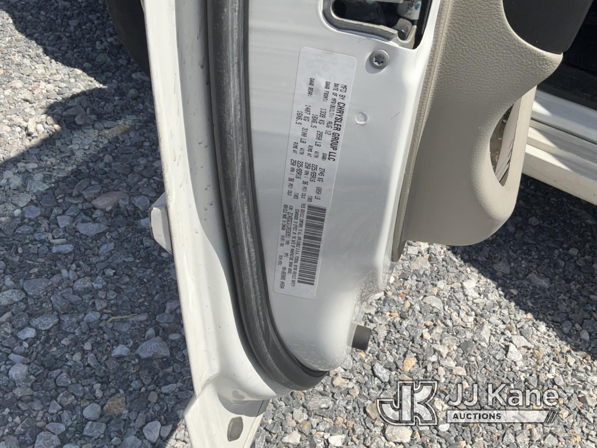 (Las Vegas, NV) 2013 Dodge Grand Caravan Towed In Bad Engine, Missing Parts, Will Not Start & Does N