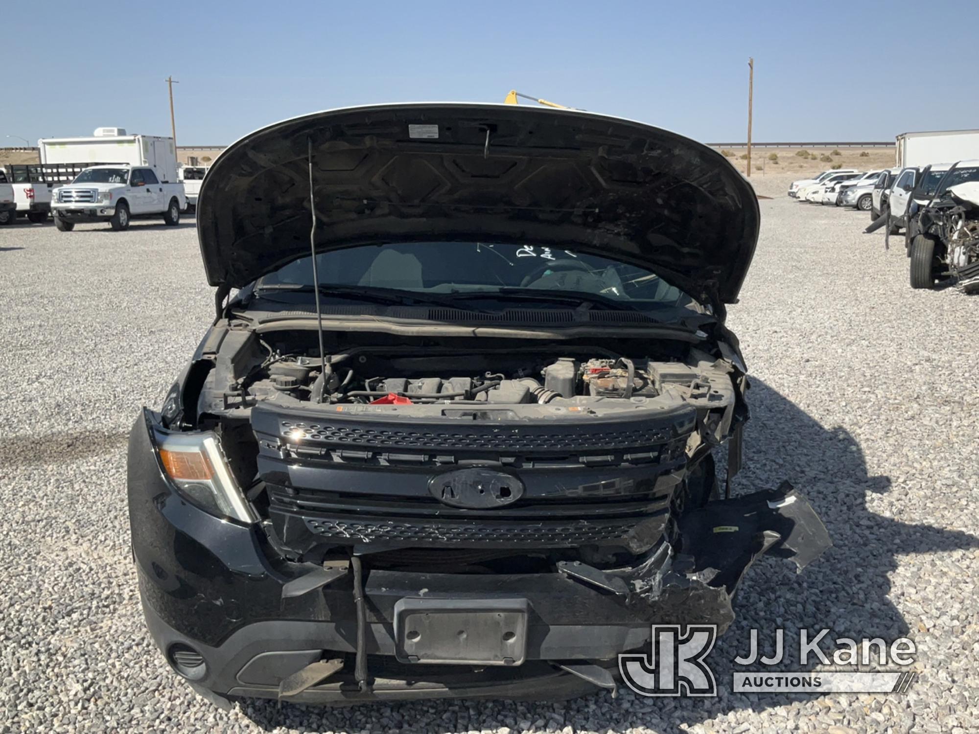 (Las Vegas, NV) 2015 Ford Explorer AWD Police Interceptor Dealers Only, Airbags Deployed, No Key