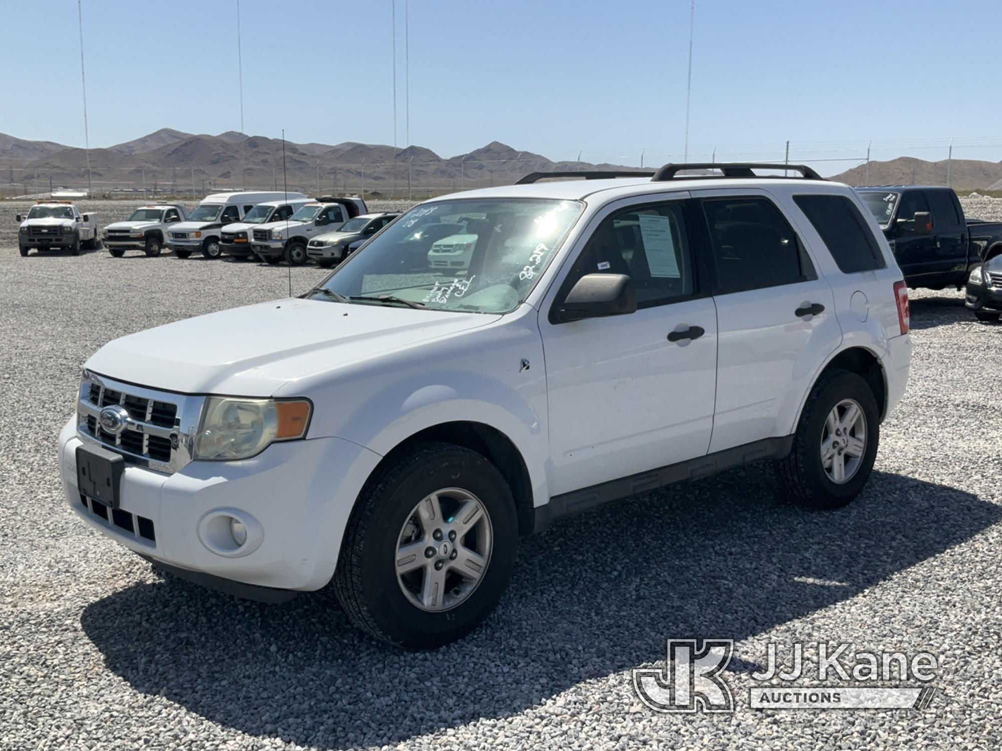 (Las Vegas, NV) 2008 Ford Escape Hybrid Minor Body Damage Jump To Start, Runs & Moves