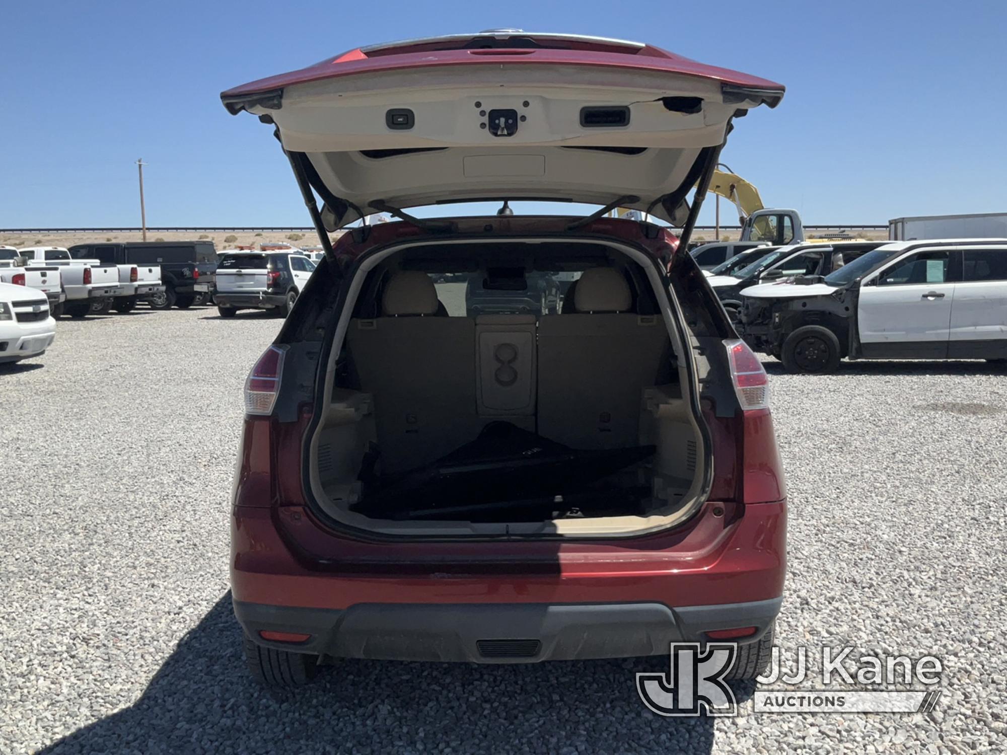 (Las Vegas, NV) 2016 Nissan Rogue Towed In Jump To Start, Check Engine Light On, Runs & Moves