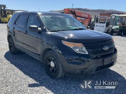 (Las Vegas, NV) 2014 Ford Explorer AWD Police Interceptor Body & Interior Damage, No Console, Tracti