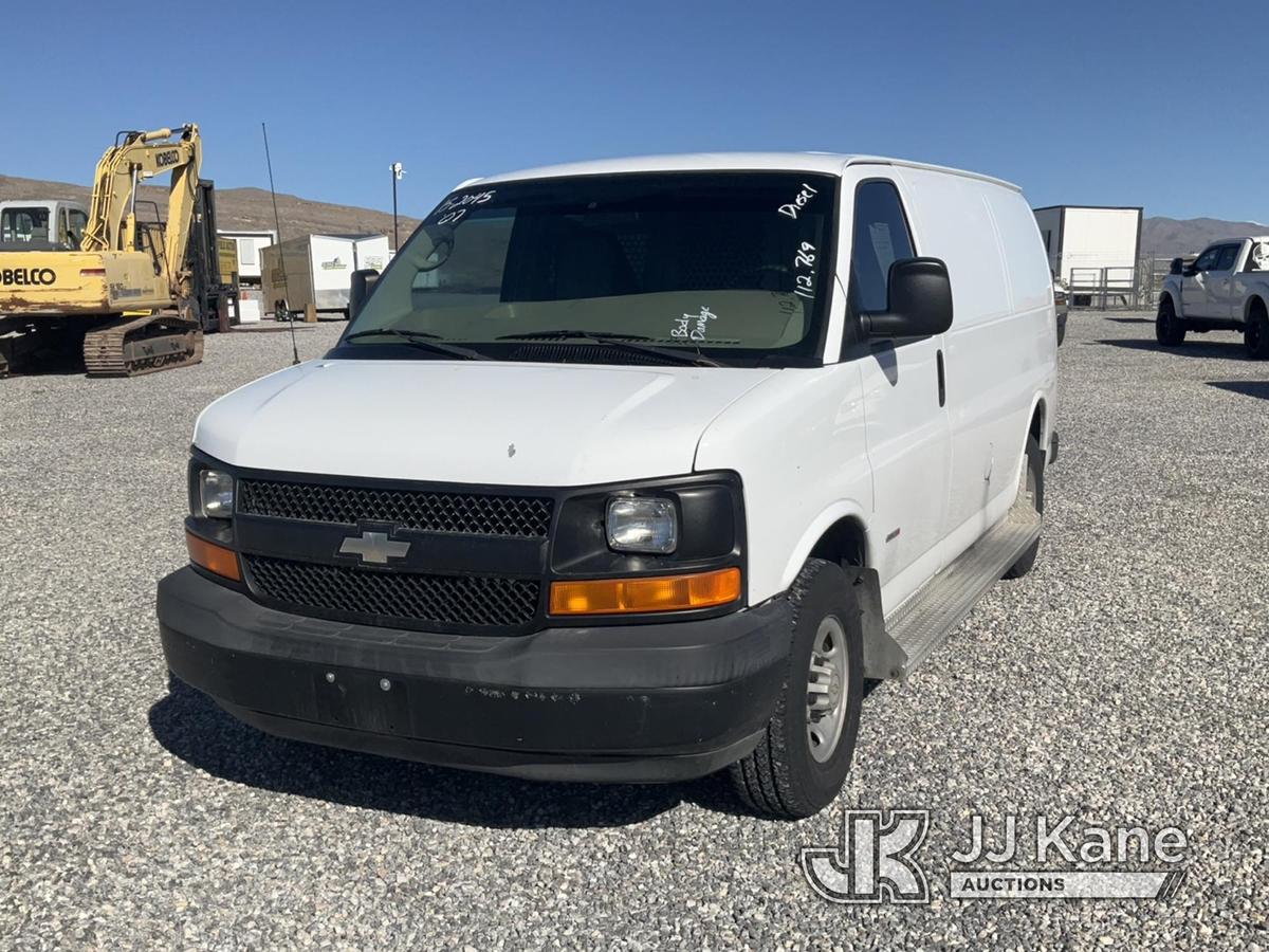 (Las Vegas, NV) 2007 Chevrolet Express G2500 Cargo Van, Body Damage Runs & Moves