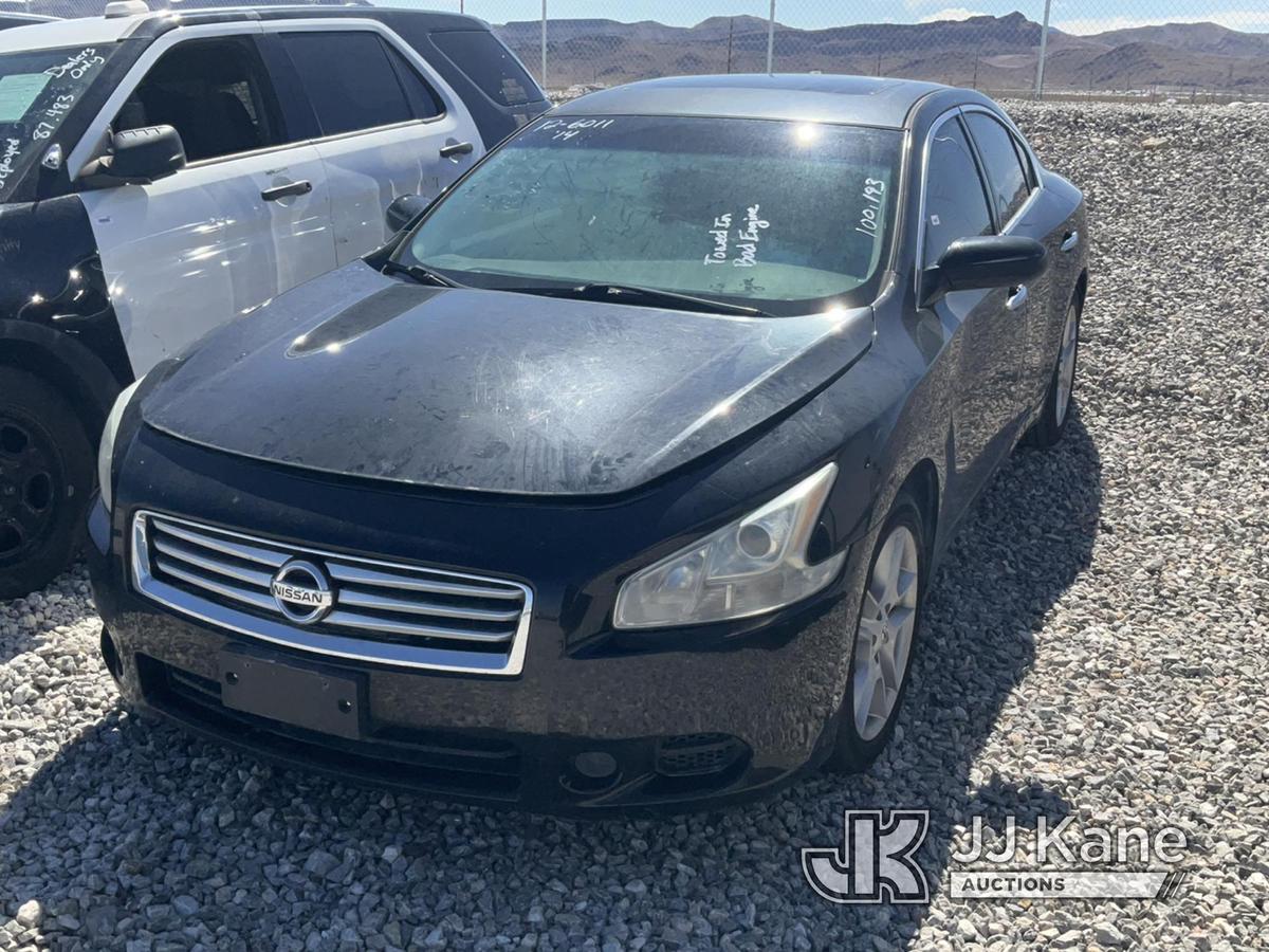 (Las Vegas, NV) 2014 Nissan Maxima Bad Engine, Towed In. Jump To Start, Runs & Moves