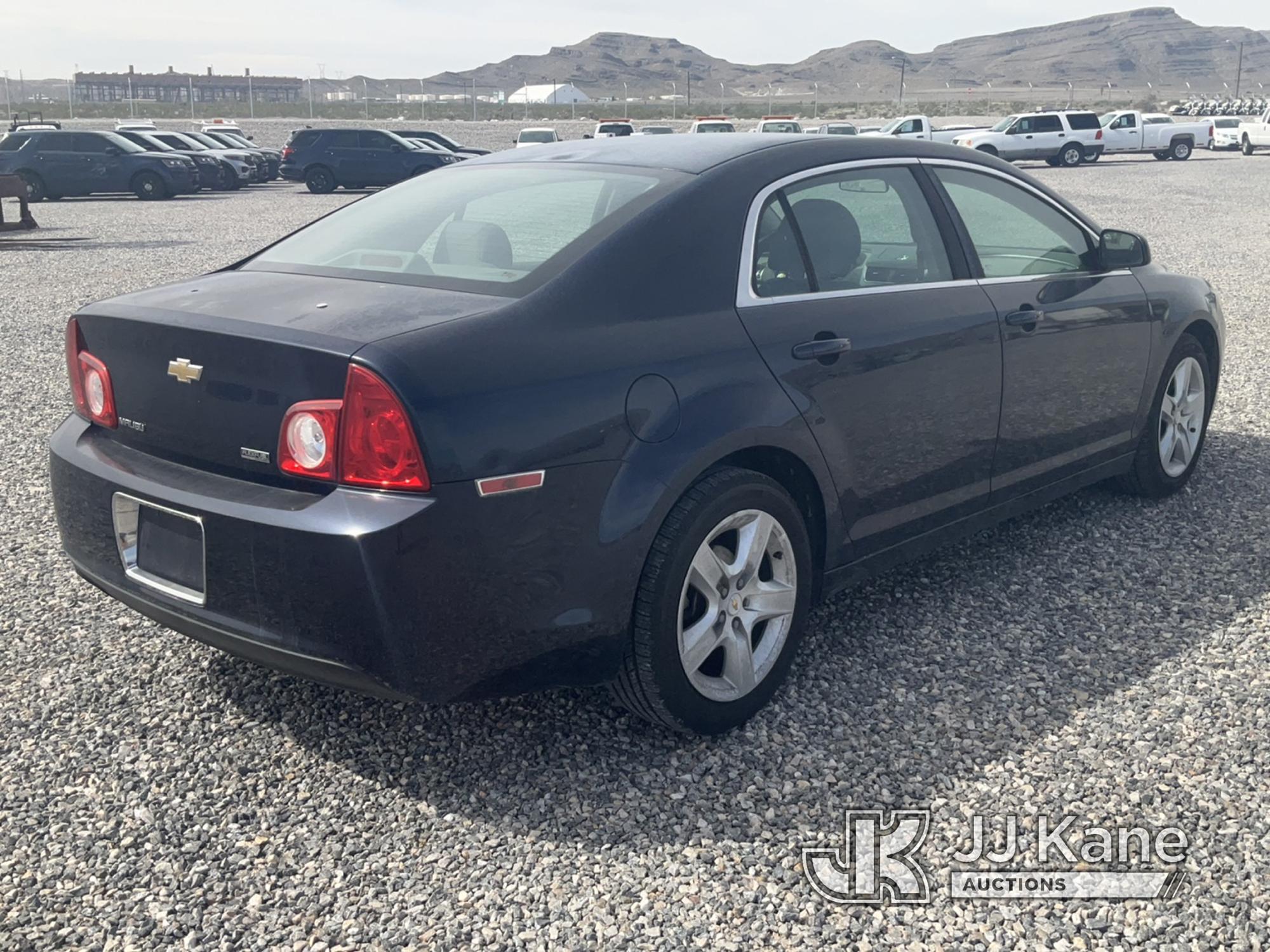 (Las Vegas, NV) 2010 Chevrolet Malibu 4-Door Sedan, Paint Damage Runs & Moves, Check Engine Light