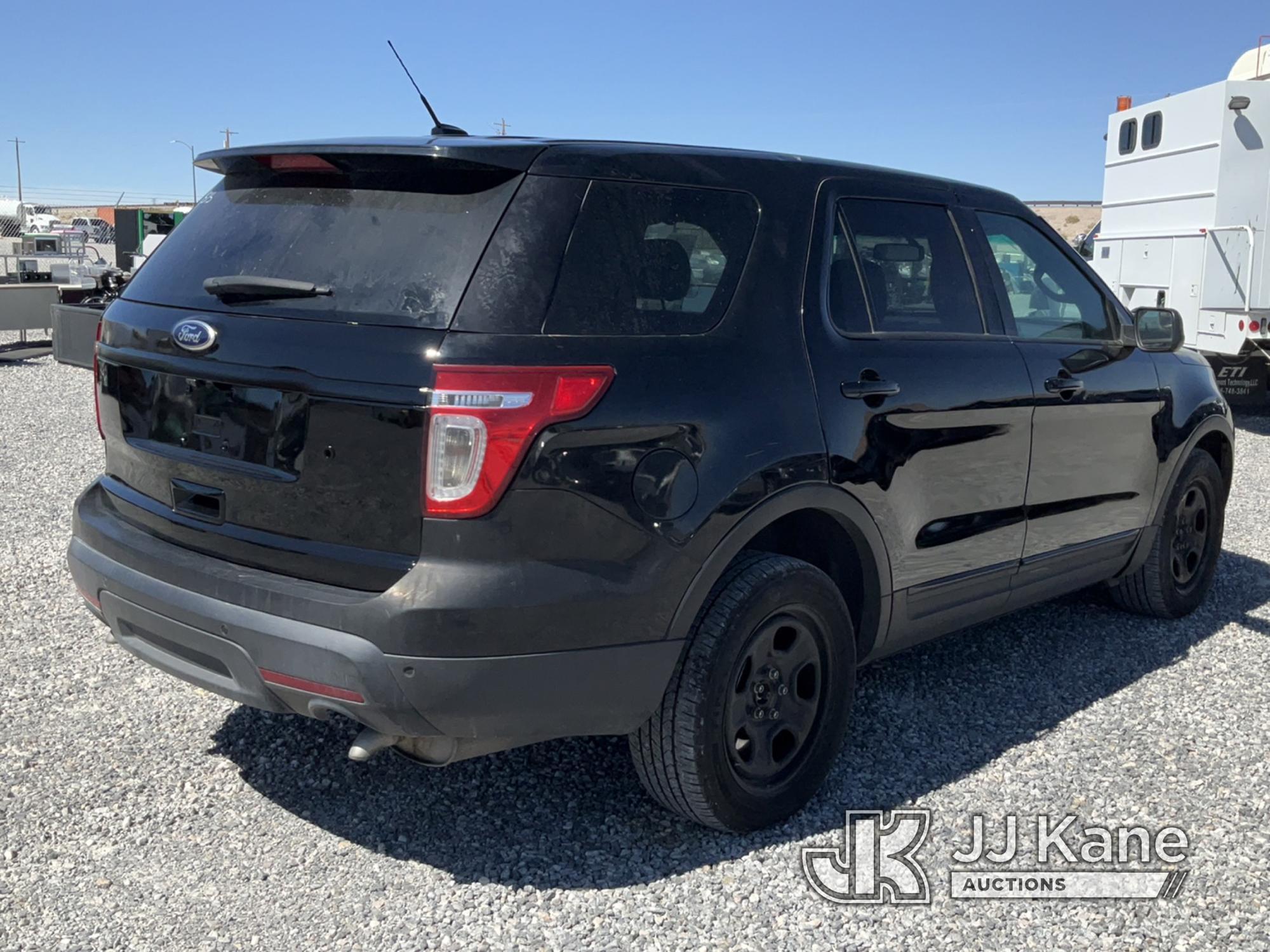 (Las Vegas, NV) 2014 Ford Explorer AWD Police Interceptor Body & Interior Damage, No Console, Rear S