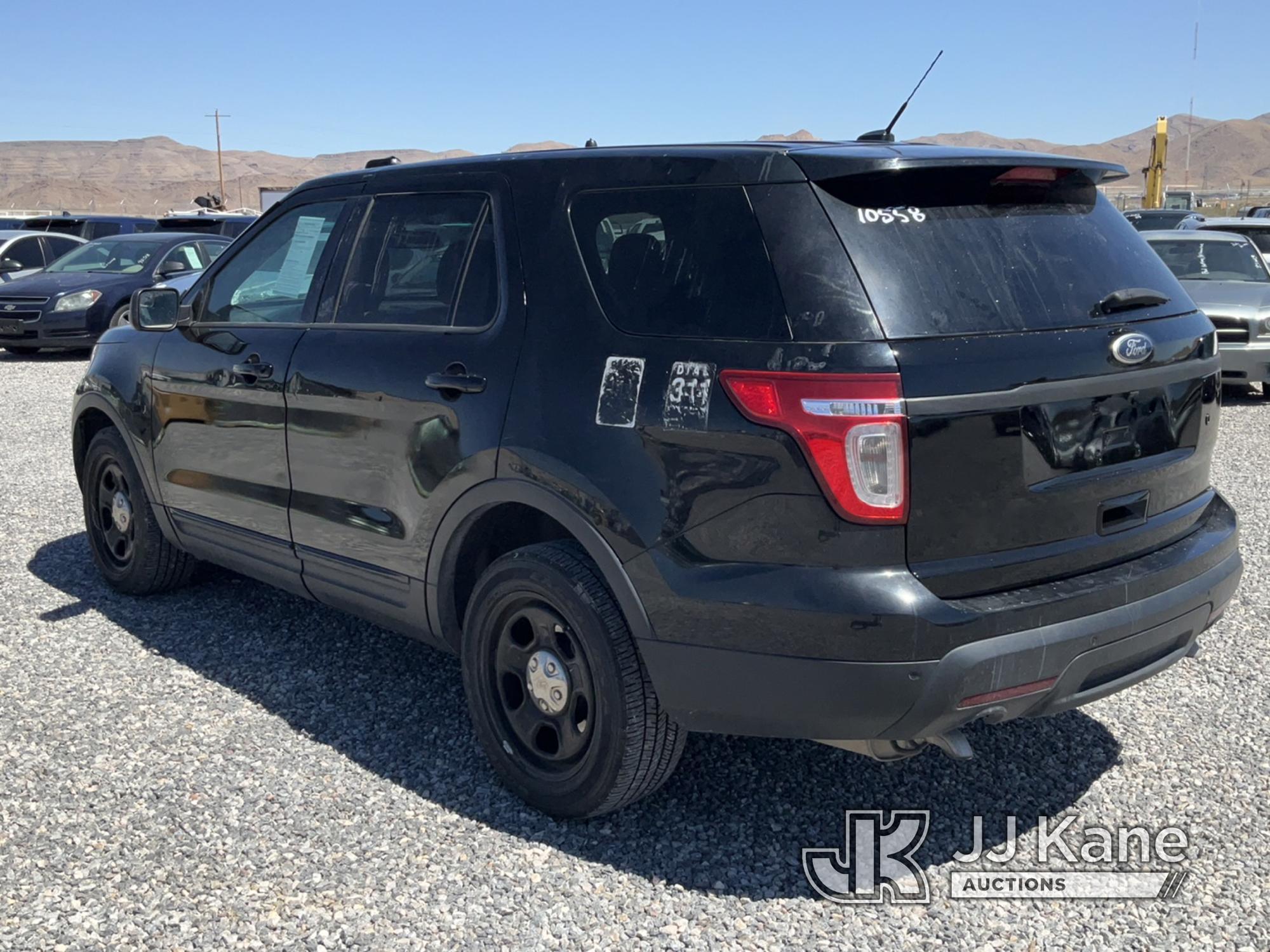 (Las Vegas, NV) 2014 Ford Explorer AWD Police Interceptor Body & Interior Damage, No Console, Rear S