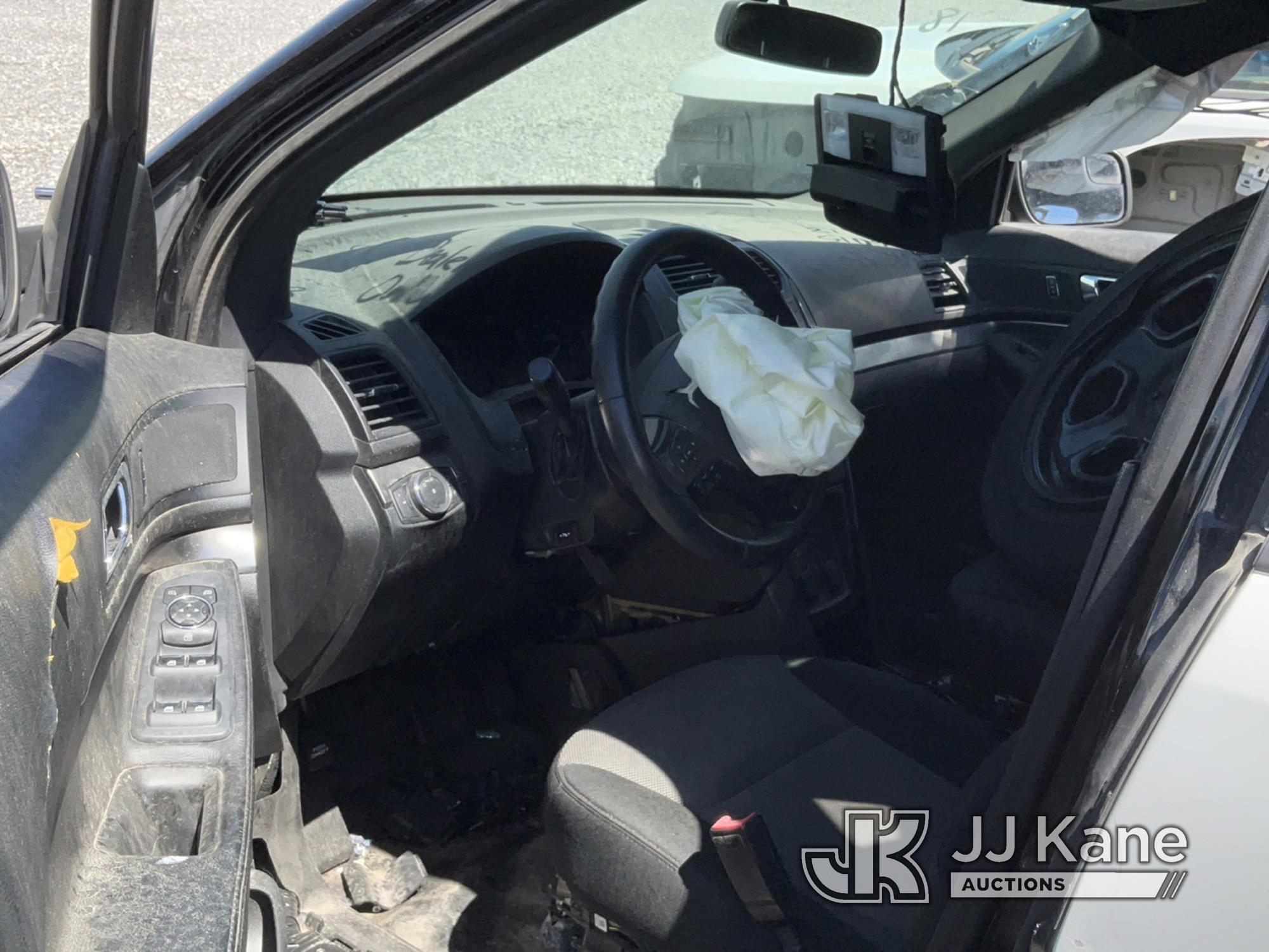 (Las Vegas, NV) 2018 Ford Explorer AWD Police Interceptor Dealers Only, Airbags Deployed, Wrecked, M