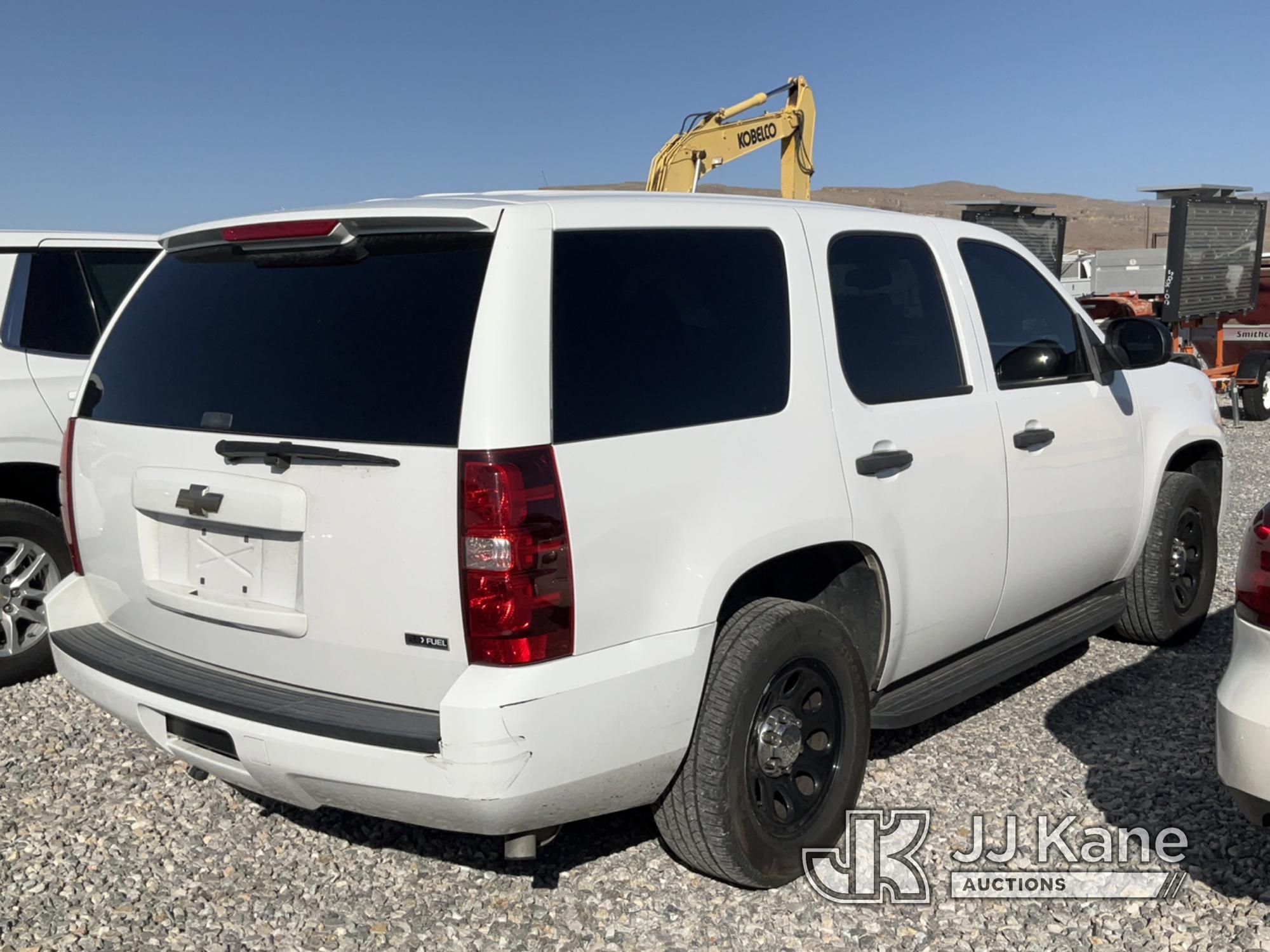 (Las Vegas, NV) 2008 Chevrolet Tahoe Police Package Towed In, Rear Seat Unsecured Wrecked, Runs & Mo