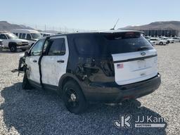 (Las Vegas, NV) 2015 Ford Explorer AWD Police Interceptor Dealers Only, Airbags Deployed, No Key