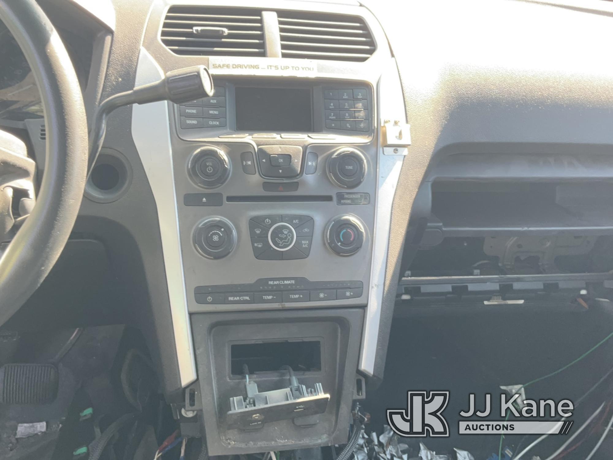 (Las Vegas, NV) 2015 Ford Explorer AWD Police Interceptor Dealers Only, Airbags Deployed, No Key