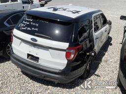 (Las Vegas, NV) 2018 Ford Explorer AWD Police Interceptor Dealers Only, Airbags Deployed, Wrecked, M