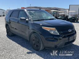 (Las Vegas, NV) 2014 Ford Explorer AWD Police Interceptor Body & Interior Damage, No Console, Rear S