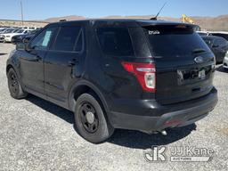 (Las Vegas, NV) 2014 Ford Explorer AWD Police Interceptor Body & Interior Damage, No Console, Tracti