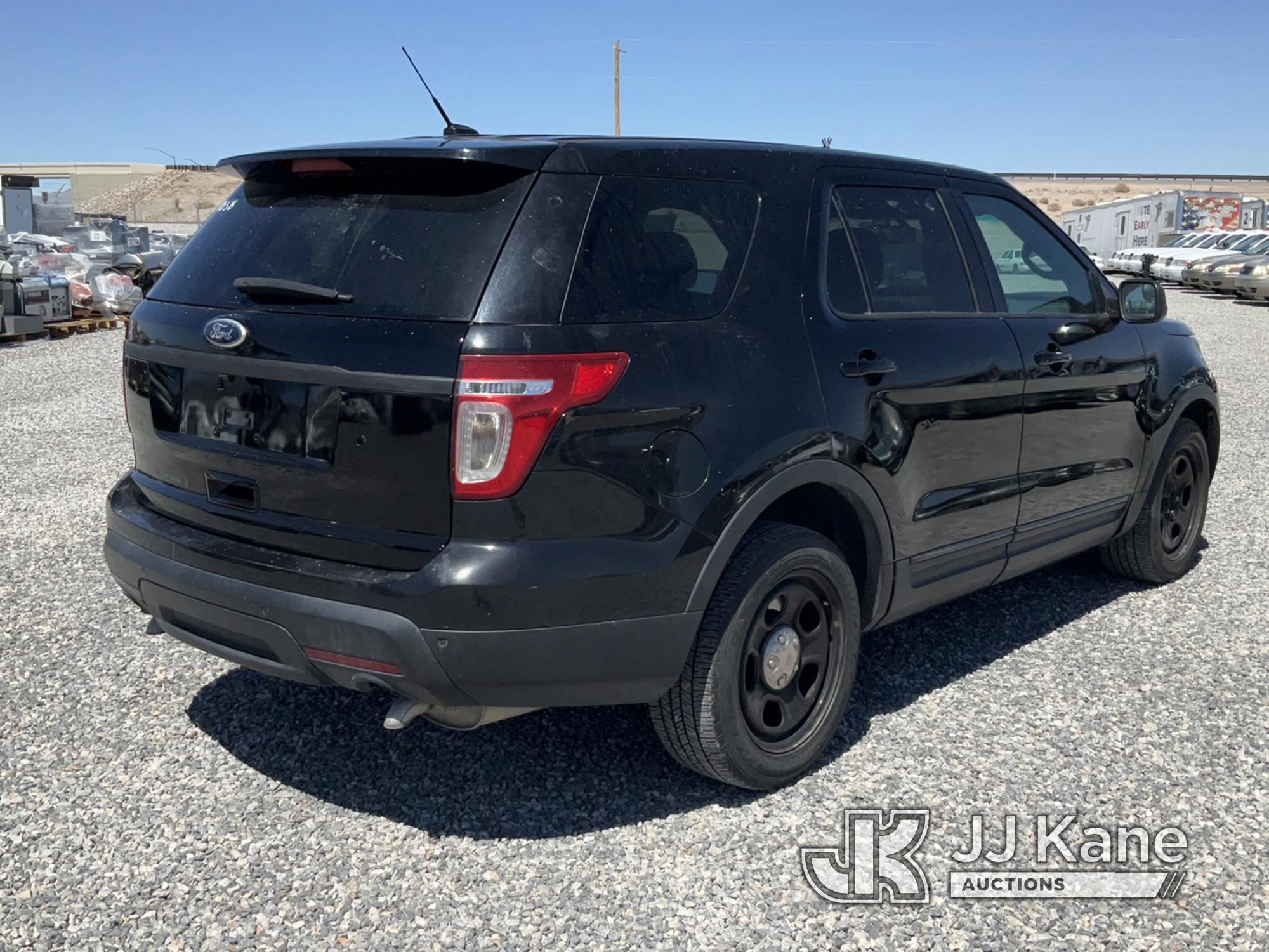 (Las Vegas, NV) 2014 Ford Explorer AWD Police Interceptor Body & Interior Damage, No Console, Rear S