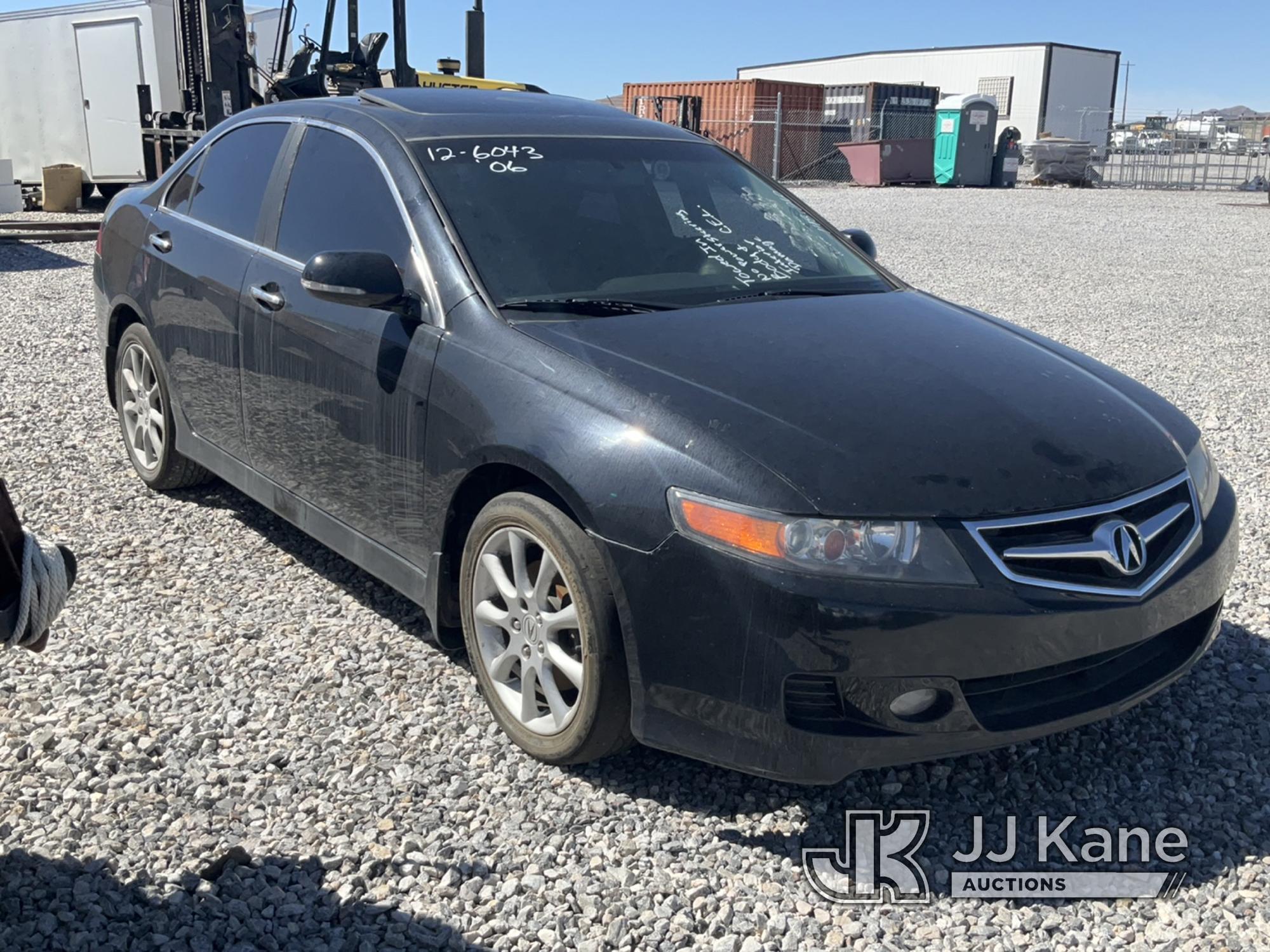 (Las Vegas, NV) 2006 Honda Accord Towed In, Wrecked, No Power Steering, Body & Interior Damage Jump