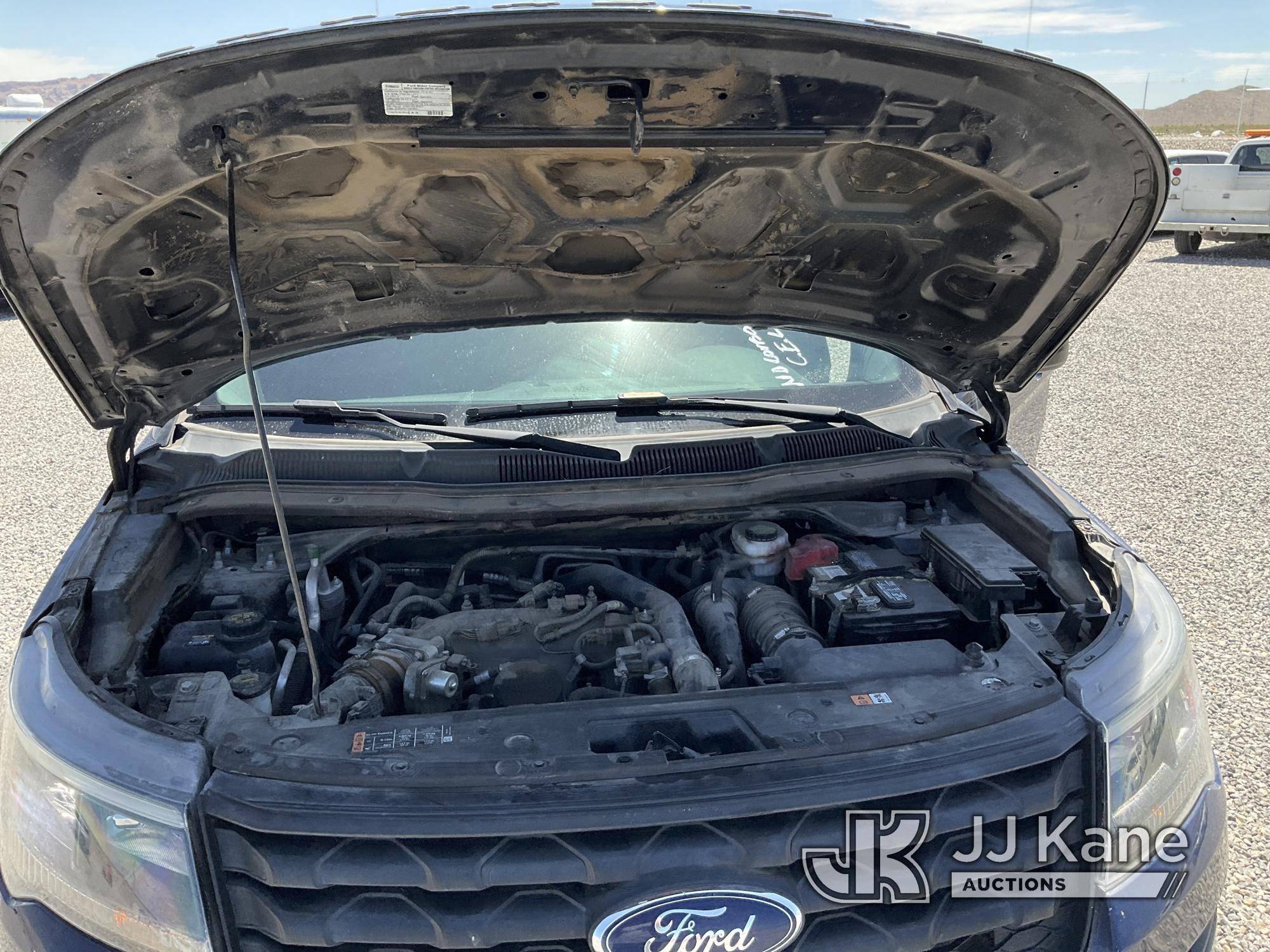 (Las Vegas, NV) 2018 Ford Explorer AWD Police Interceptor No Console Check Engine Light On, Runs & M