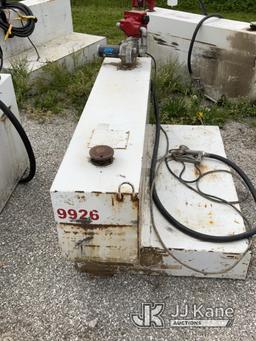 (Hawk Point, MO) Fuel Tank With Pump. (Used. ) NOTE: This unit is being sold AS IS/WHERE IS via Time