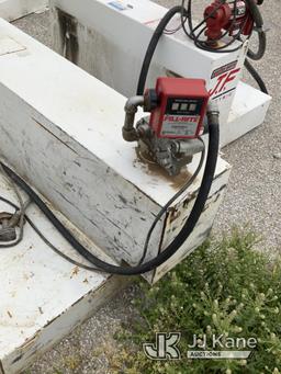 (Hawk Point, MO) Fuel Tank With Pump. (Used. ) NOTE: This unit is being sold AS IS/WHERE IS via Time