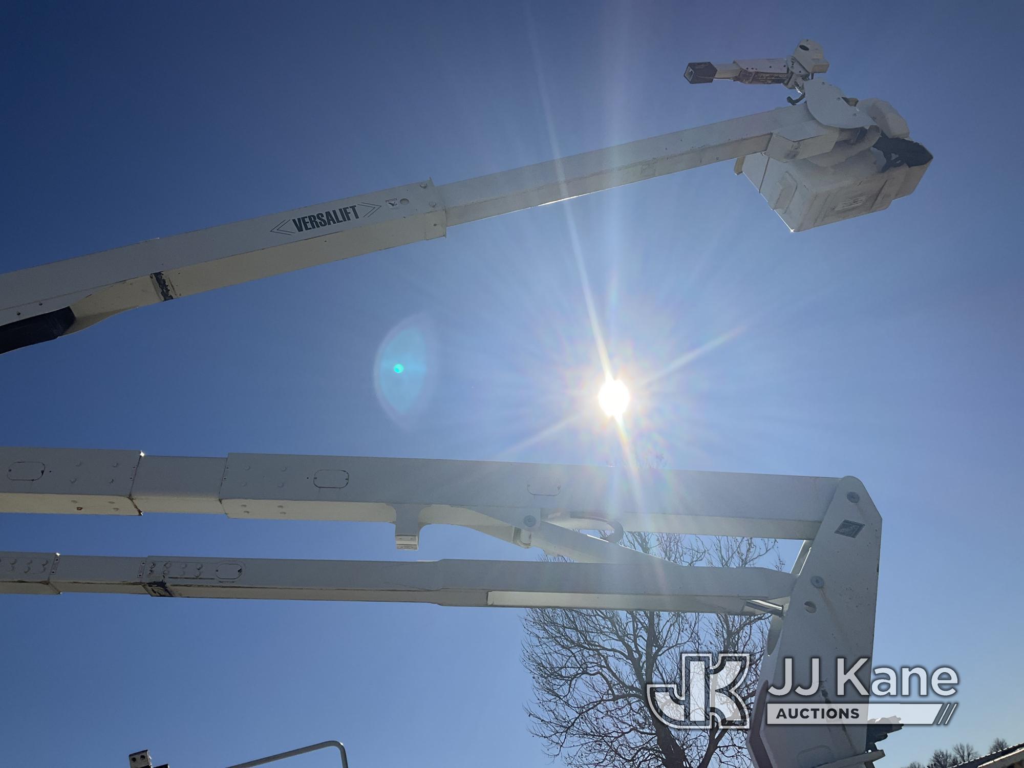 (Kansas City, MO) Versalift VST9000, Articulating & Telescopic Material Handling Bucket Truck rear m