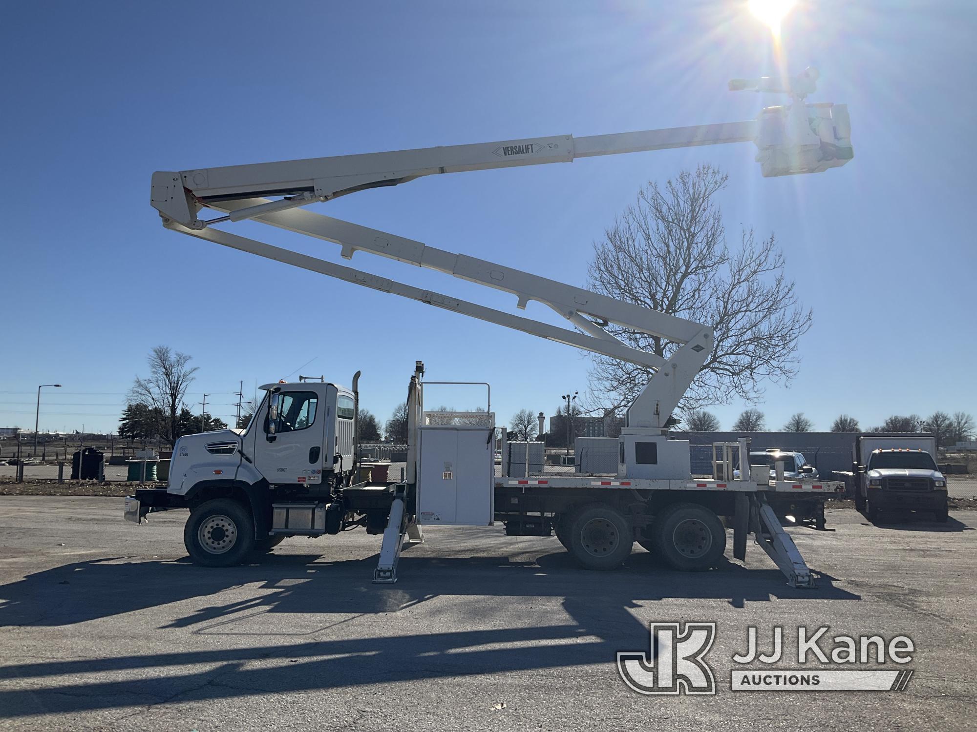 (Kansas City, MO) Versalift VST9000, Articulating & Telescopic Material Handling Bucket Truck rear m