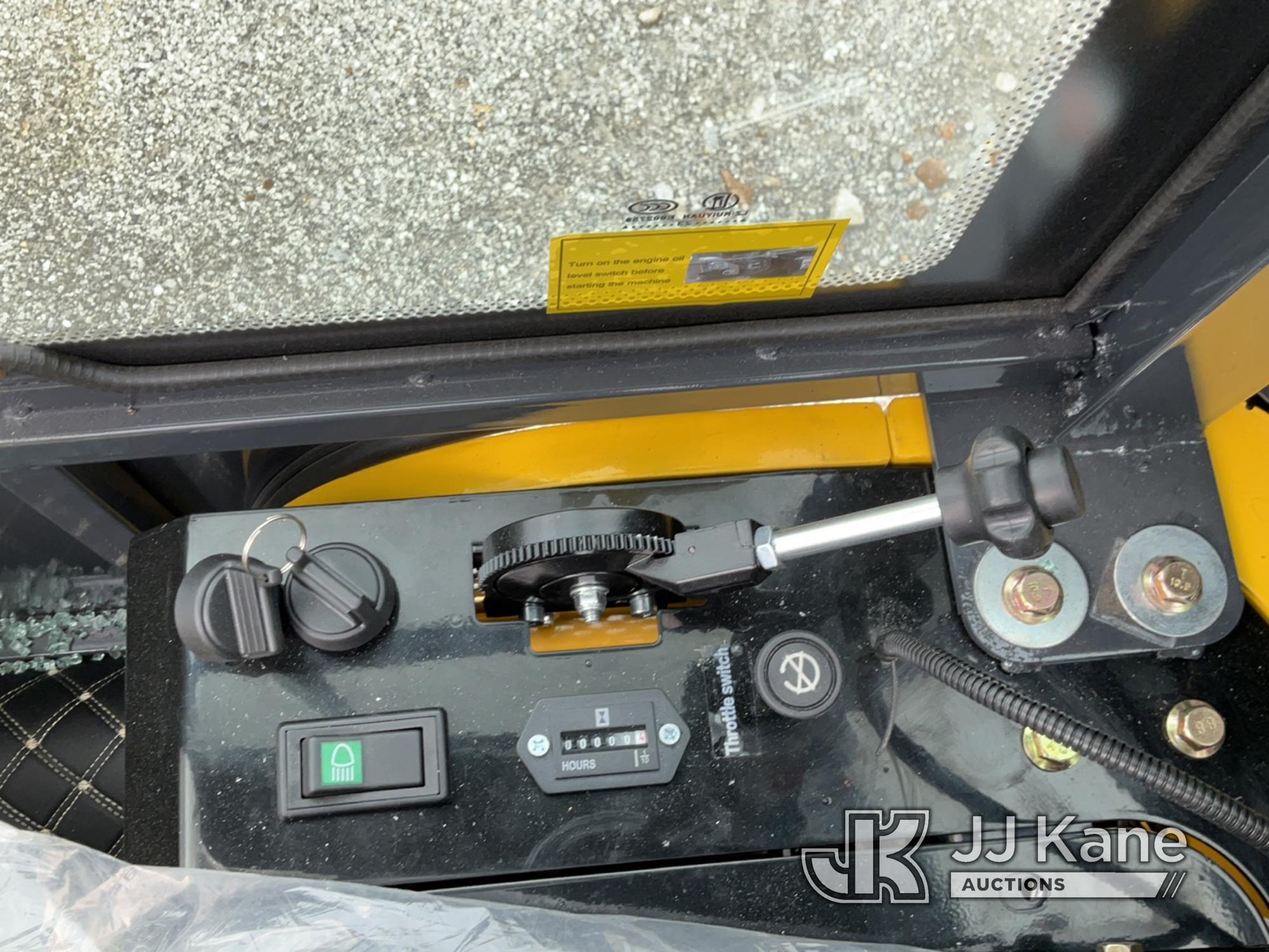 (Hawk Point, MO) 2024 AGT QH13R Mini Hydraulic Excavator New/Unused) (Front Glass Broken During Ship