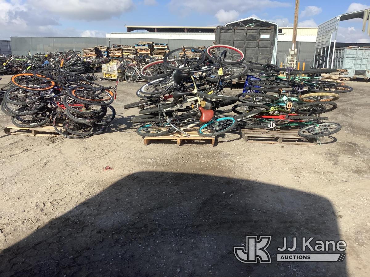 (Jurupa Valley, CA) 3 Pallets Of Bicycles (Used) NOTE: This unit is being sold AS IS/WHERE IS via Ti